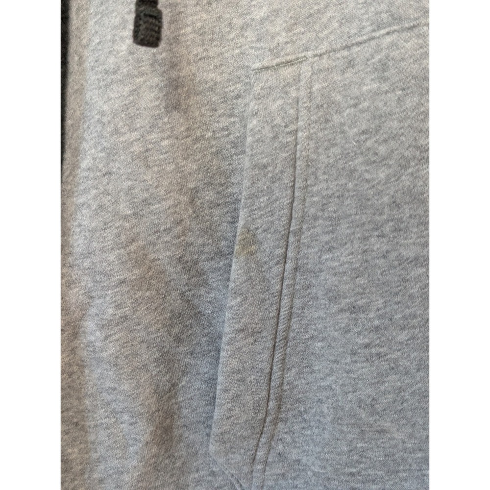 Nike Mens Sportswear Full Zip Hoodie Grey Black Orange Just Do It 931900-063 L - Picture 2 of 10